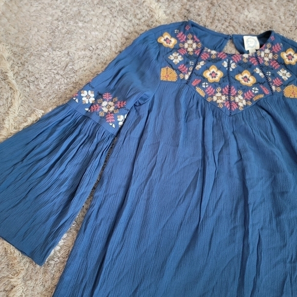 NWT Blue Rain Boho Dress S - Picture 4 of 11